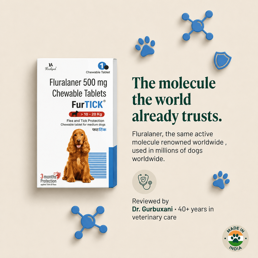 (10-20kg) 90-Day Tick & Flea Protection Chew - Richpet StoreRichpet Store