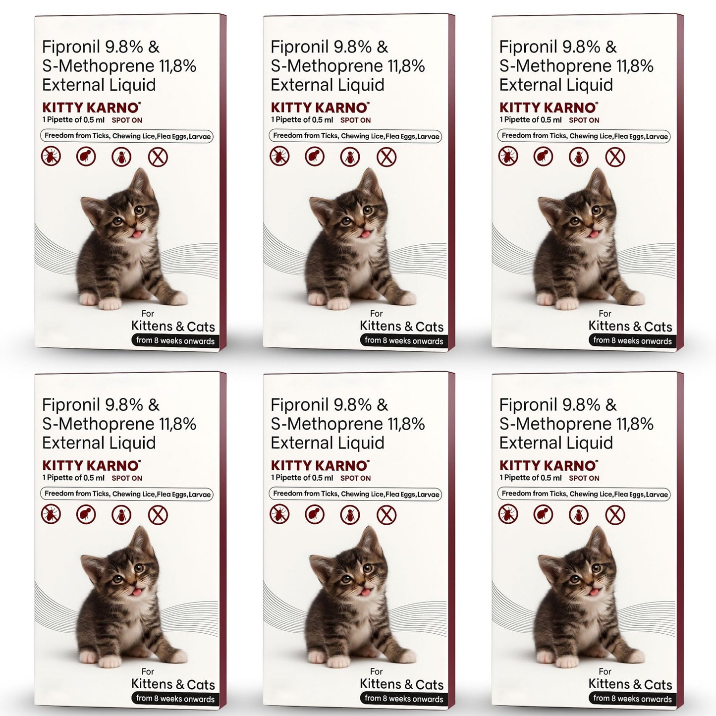 Richpet Kitty Karno's Flea And Tick Control - Effective Cat Flea Prevention - Richpet StoreRichpet Store