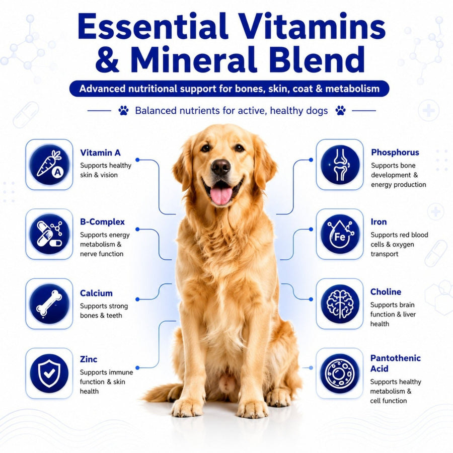 Richpet Logivit Dog Multivitamin Tablets with Chicken Flavour (60-Tablets) - Richpet StoreRichpet Store