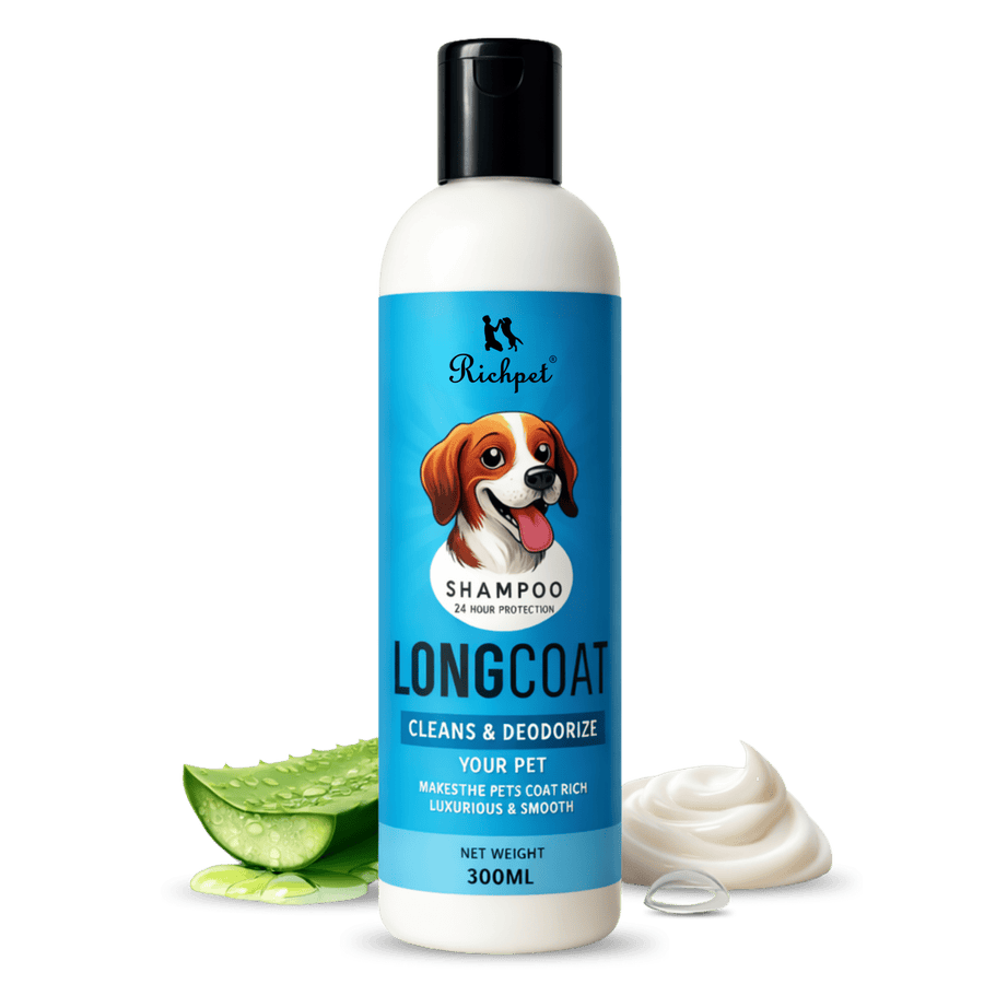 Richpet™ Long Coat Pet Shampoo - 300 ml (+ Scrubber) - Richpet StoreRichpet Store