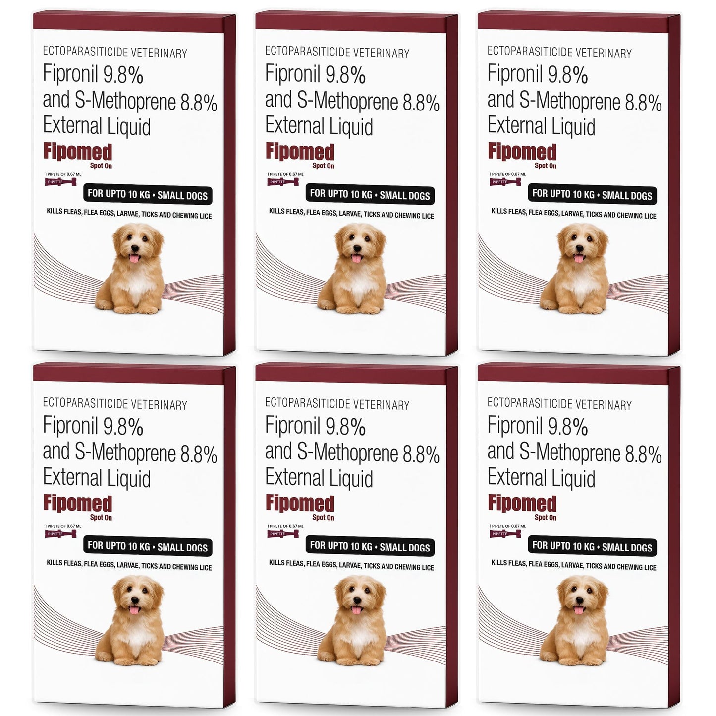 Richpet Spot On for Dogs (0 to 10kg), Topical Solution with Protection from Fleas, Ticks & Lice - Richpet StoreRichpet Store