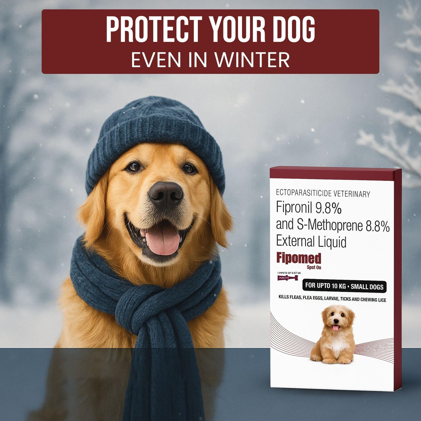 Richpet Spot On for Dogs (0 to 10kg), Topical Solution with Protection from Fleas, Ticks & Lice - Richpet StoreRichpet Store