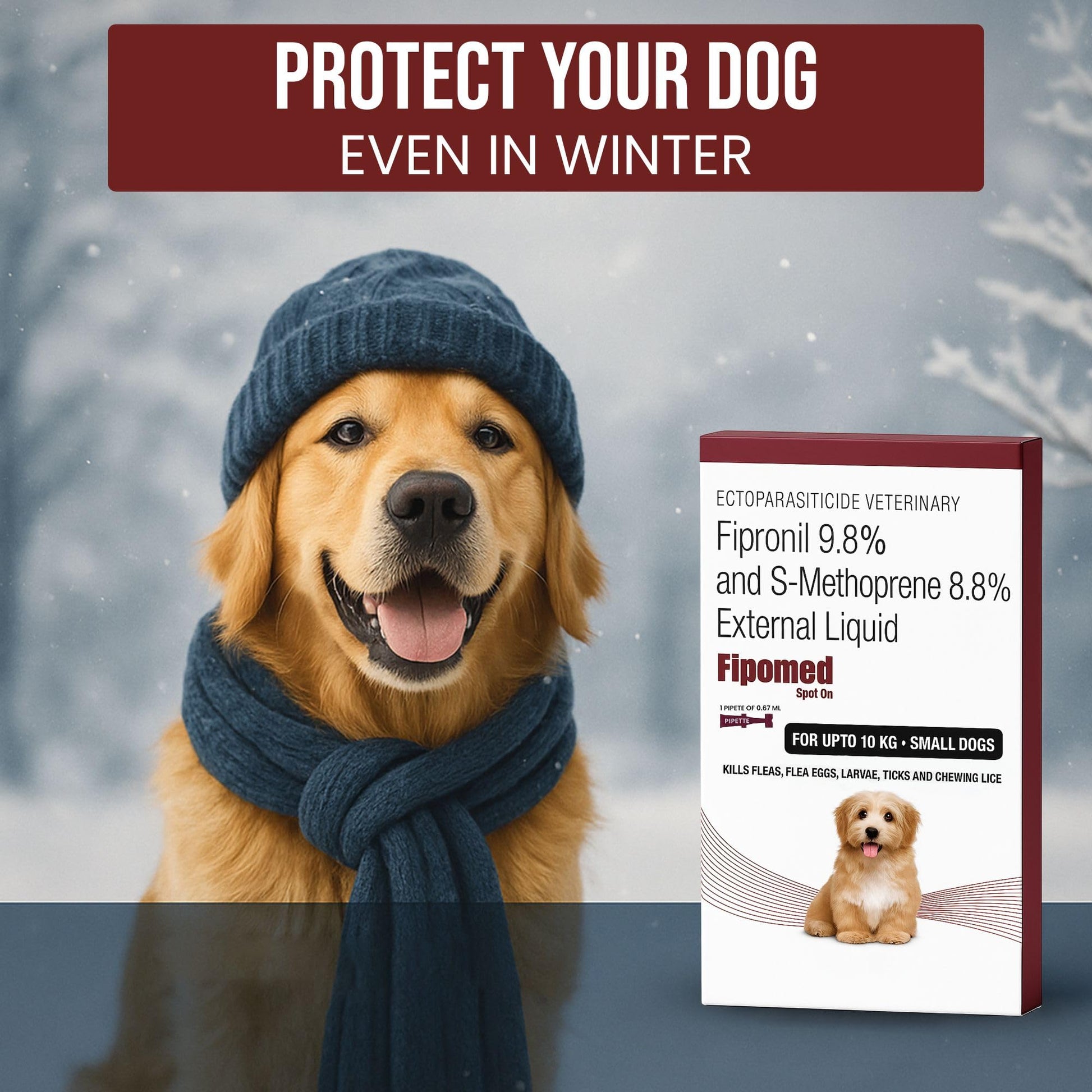 Richpet Spot On for Dogs (0 to 10kg), Topical Solution with Protection from Fleas, Ticks & Lice - Richpet StoreRichpet Store