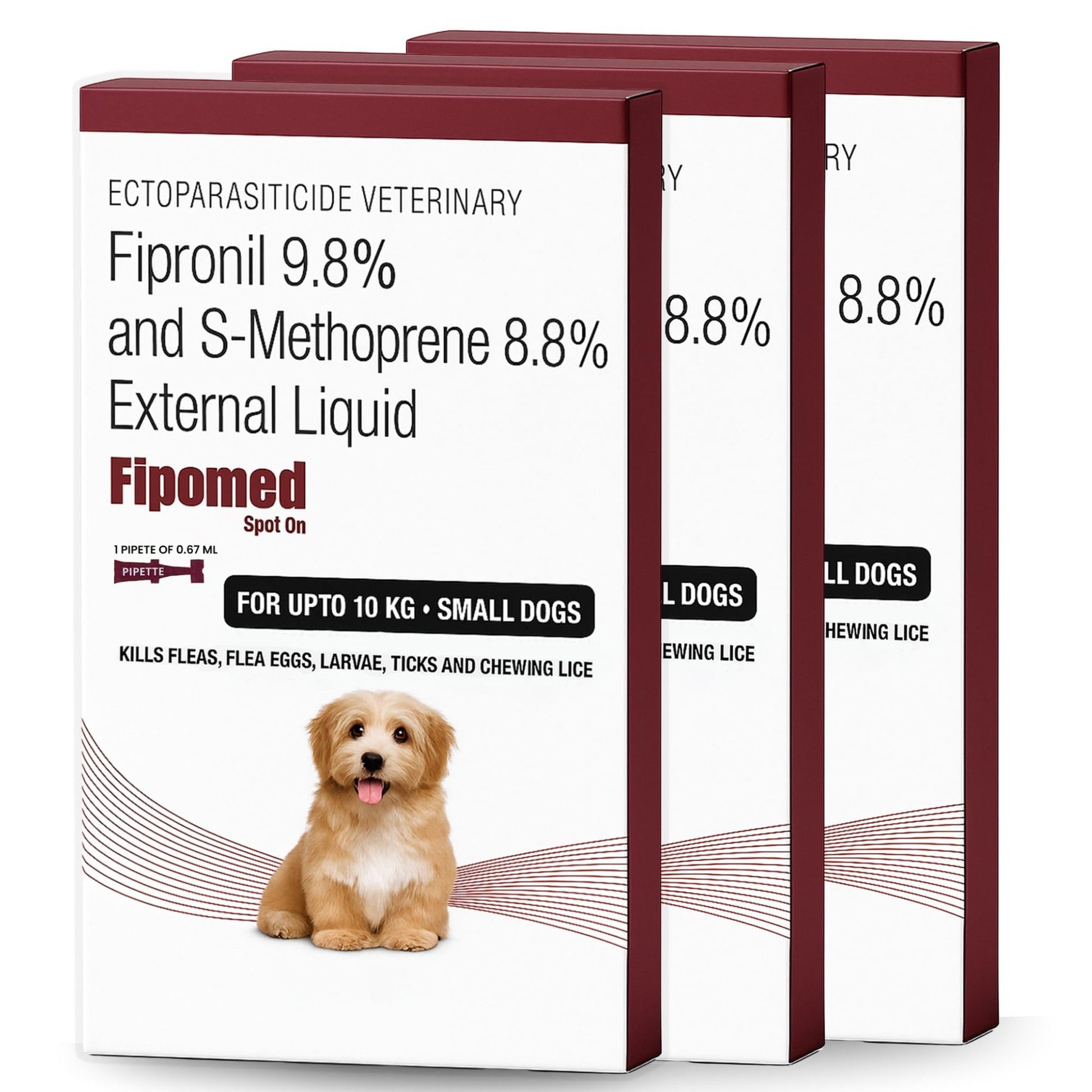 Richpet Spot On for Dogs (0 to 10kg), Topical Solution with Protection from Fleas, Ticks & Lice - Richpet StoreRichpet Store