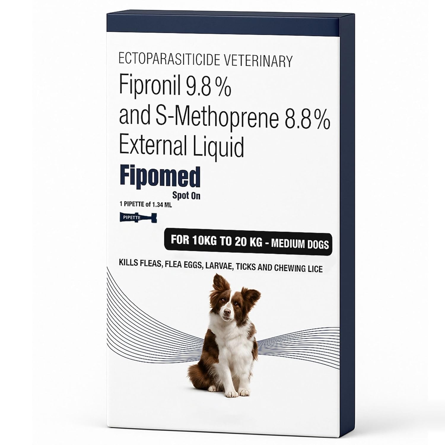 Richpet Spot On for Dogs (10 to 20kg), Topical Solution with Protection from Fleas, Ticks & Lice - Richpet StoreRichpet Store