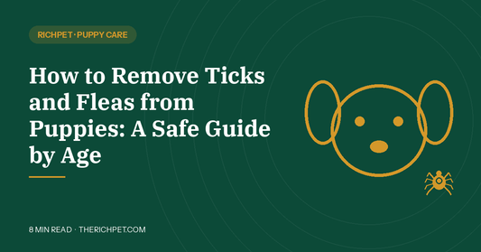 How to remove ticks and fleas from puppies, a safe guide by age, Richpet