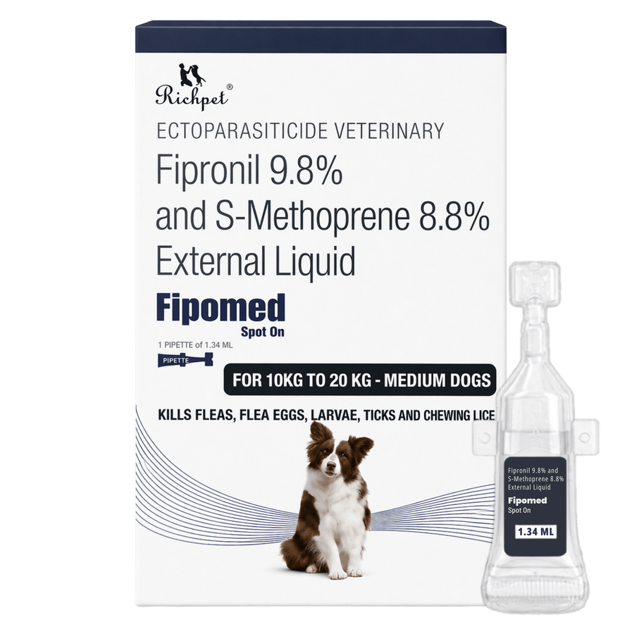 (10-20Kg) Monthly Tick & Flea Spot-On Pipette - Richpet StoreRichpet Store