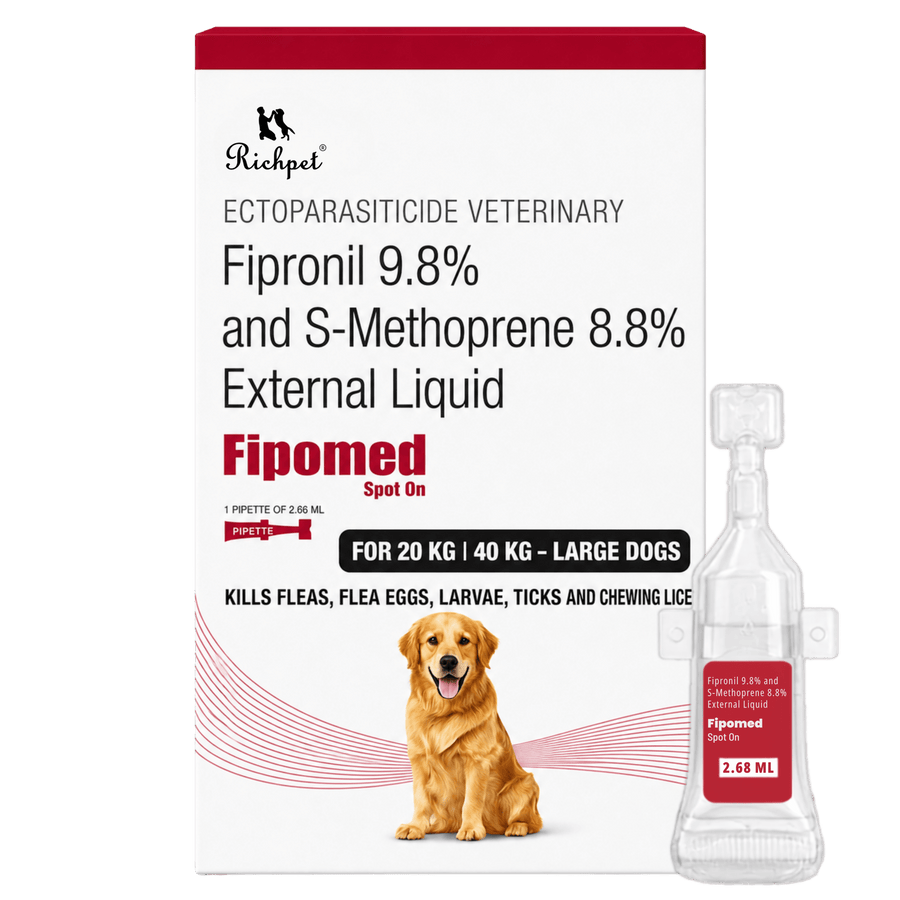 (20-40Kg) Monthly Tick & Flea Spot-On Pipette - Richpet StoreRichpet Store