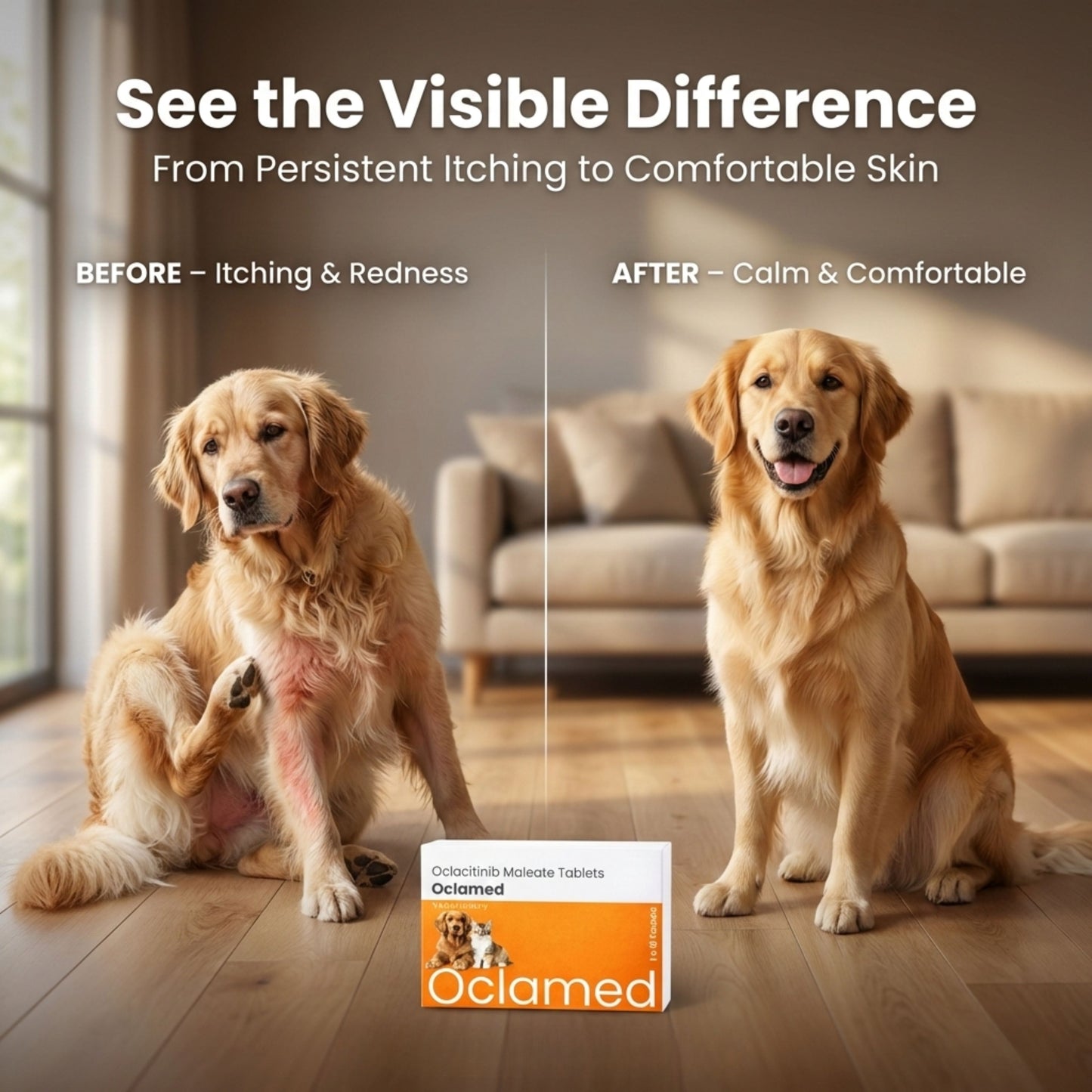 Richpet Oclamed Oclacitinib Tablets for Dogs 5.4 mg – Allergy & Itch Support