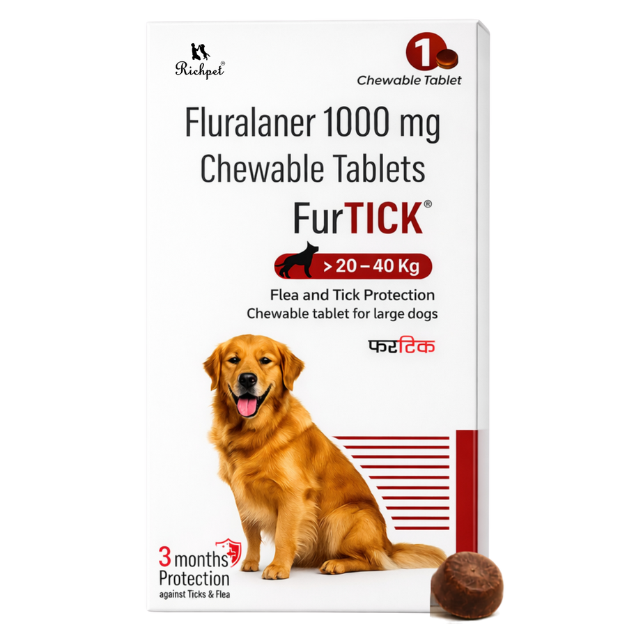 (20-40kg) 90-Day Tick & Flea Protection Chew