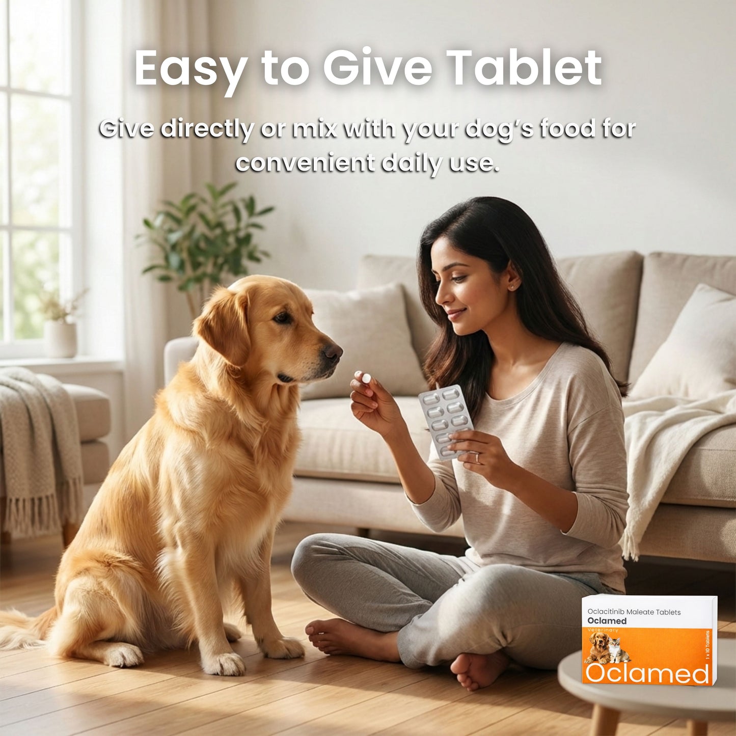 Richpet Oclamed Oclacitinib Tablets for Dogs 5.4 mg – Allergy & Itch Support