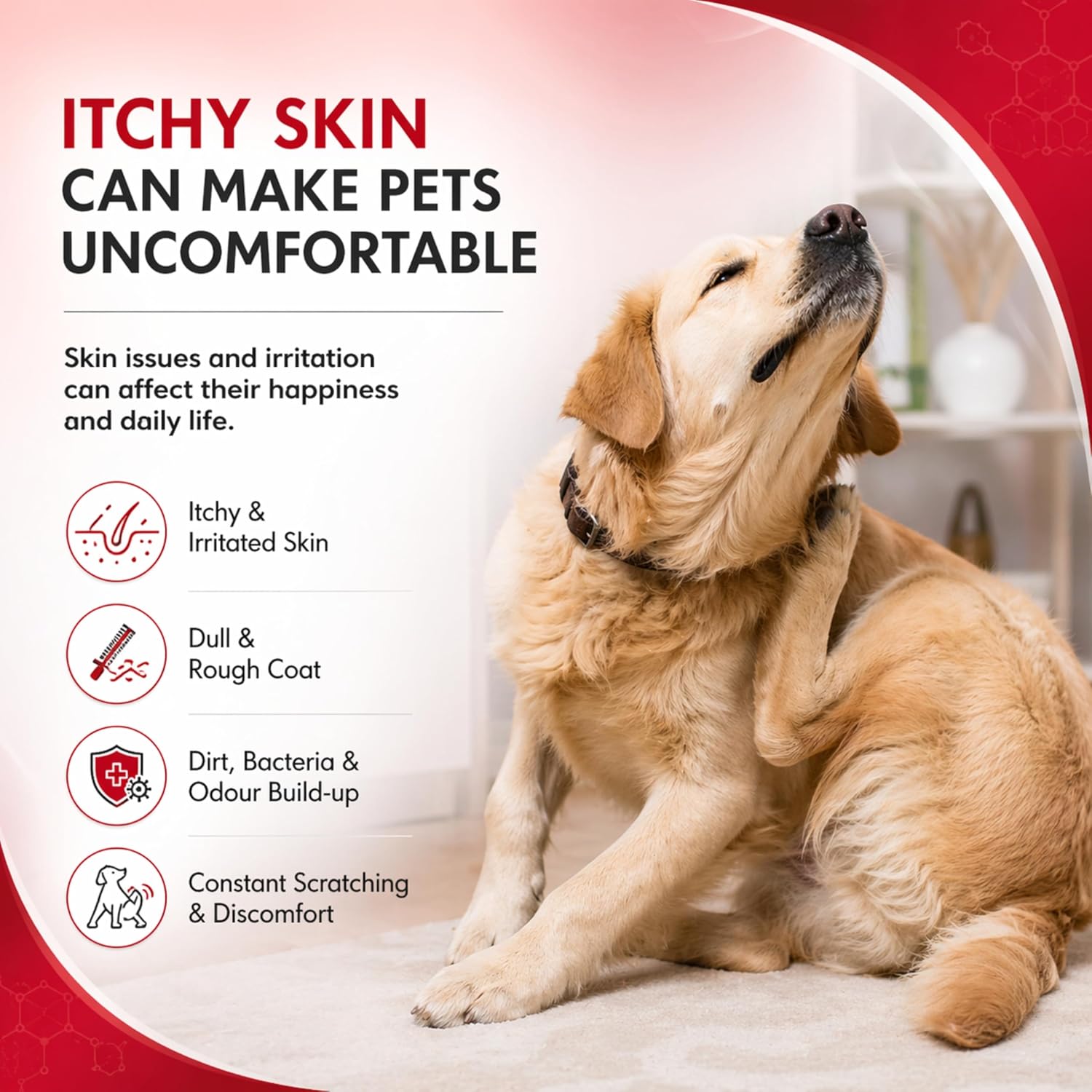 Fipronil 0.5% Medicated Flea & Tick Shampoo for Dogs & Cats | Antimicrobial Pet Shampoo for Flea, Tick & Skin Hygiene Care | Deep Cleansing Formula | 200 ml - Richpet StoreRichpet Store