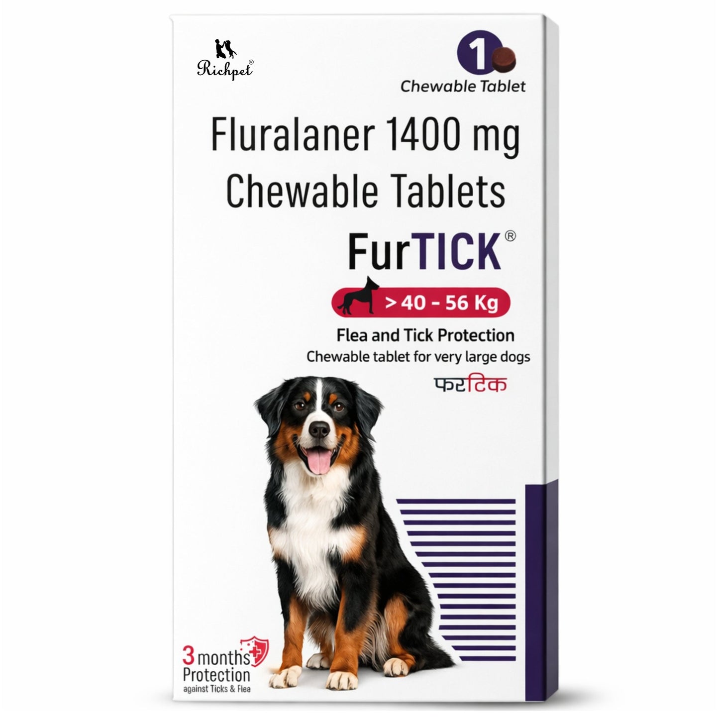 Furtick™ 3 - Month Tick Defense - Extra Large Dog (40 - 60kg) - Richpet StoreRichpet Store