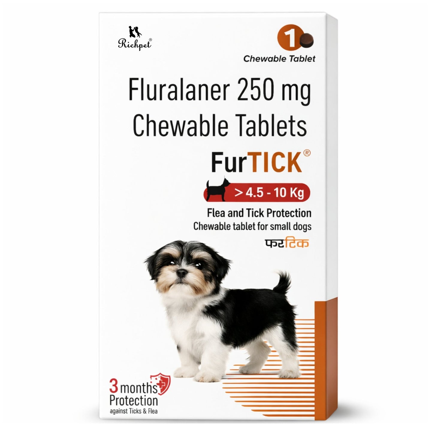 Furtick™ 3 - Month Tick Defense - Small Dog (4.5 - 10kg) - Richpet StoreRichpet Store