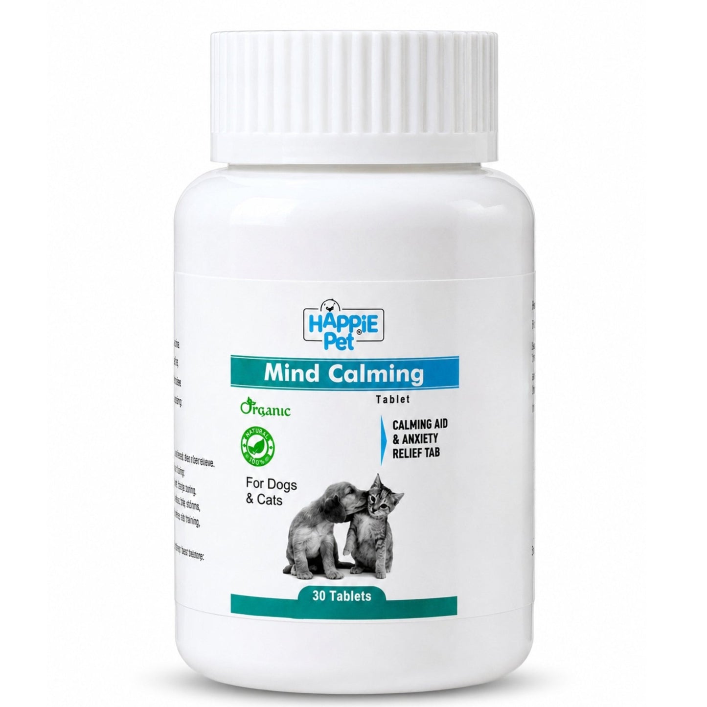 Herbal Mind Calming & Anxiety Relief Tablets (30 Count) - Richpet StoreRichpet Store