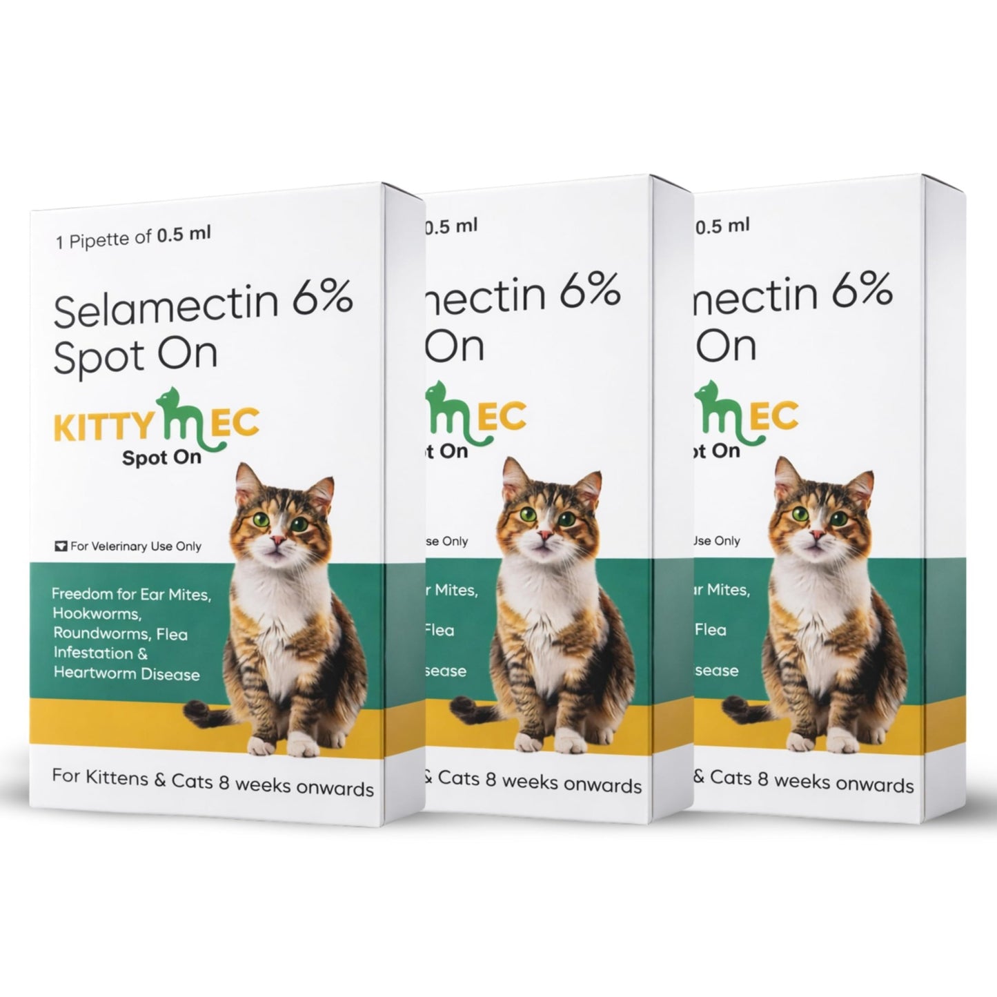 KittyMec Selamectin 6% Spot - On for Cats & Kittens | Advanced Flea & Tick Protection - Richpet StoreRichpet Store