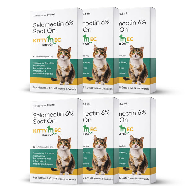 KittyMec Selamectin 6% Spot - On for Cats & Kittens | Advanced Flea & Tick Protection - Richpet StoreRichpet Store