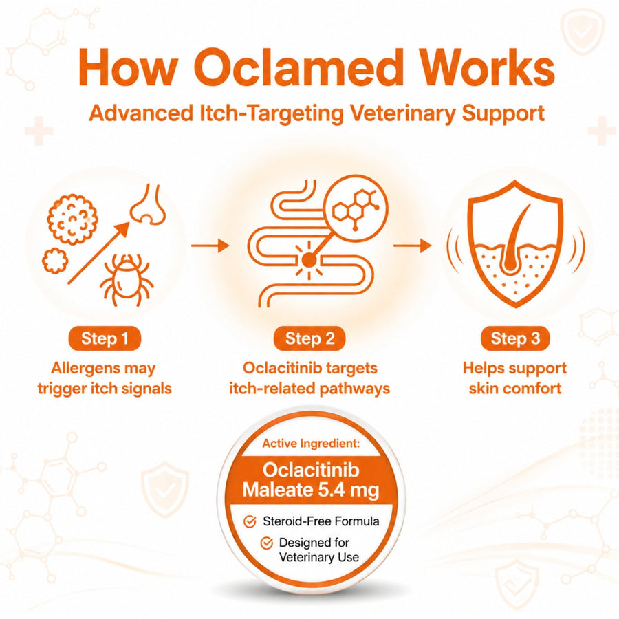 Oclamed™ Oclacitinib 5.4 mg — up to 11 kg - Richpet StoreRichpet Store