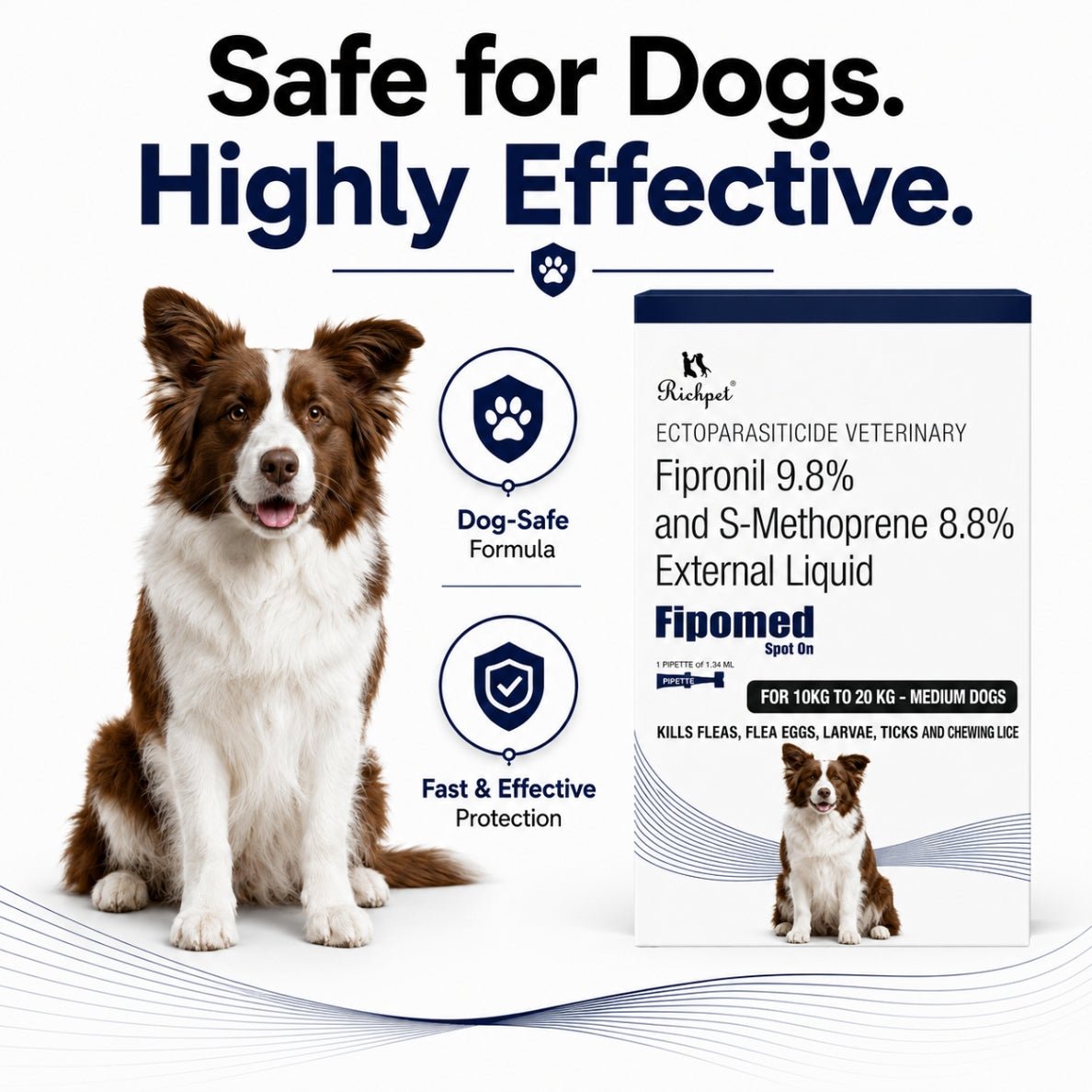 Richpet Fipomed Spot On for Medium Dogs (10 - 20kg) - Richpet StoreRichpet Store