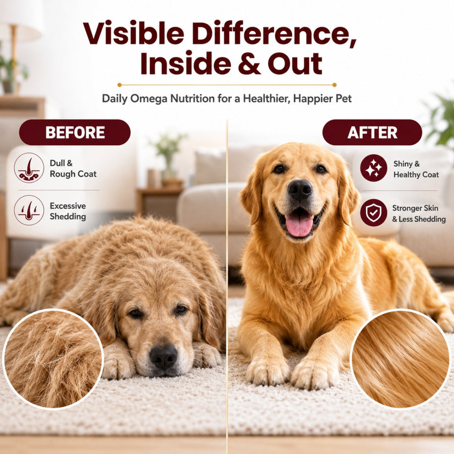 Richpet Fur Radiance Omega 3-6-9 Skin & Coat Oil for Dogs & Cats with EPA & DHA (220ml) - Richpet StoreRichpet Store