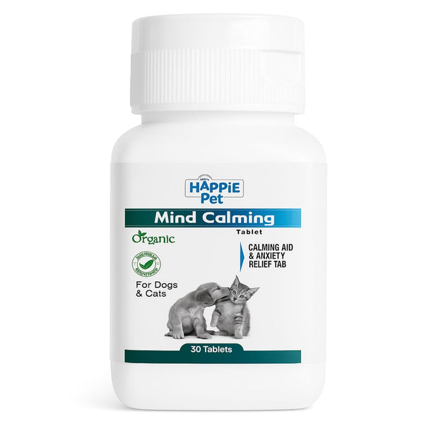 Richpet Mind Calming Tablets for Dogs & Cats (30 Count) — Natural Herbal Stress & Anxiety Relief - Richpet StoreRichpet Store