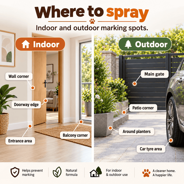 Richpet No-Mark Training Spray 200ml | Dog Repellent Spray | Stops Unwanted Peeing & Pooping | Indoor & Outdoor - Richpet StoreRichpet Store