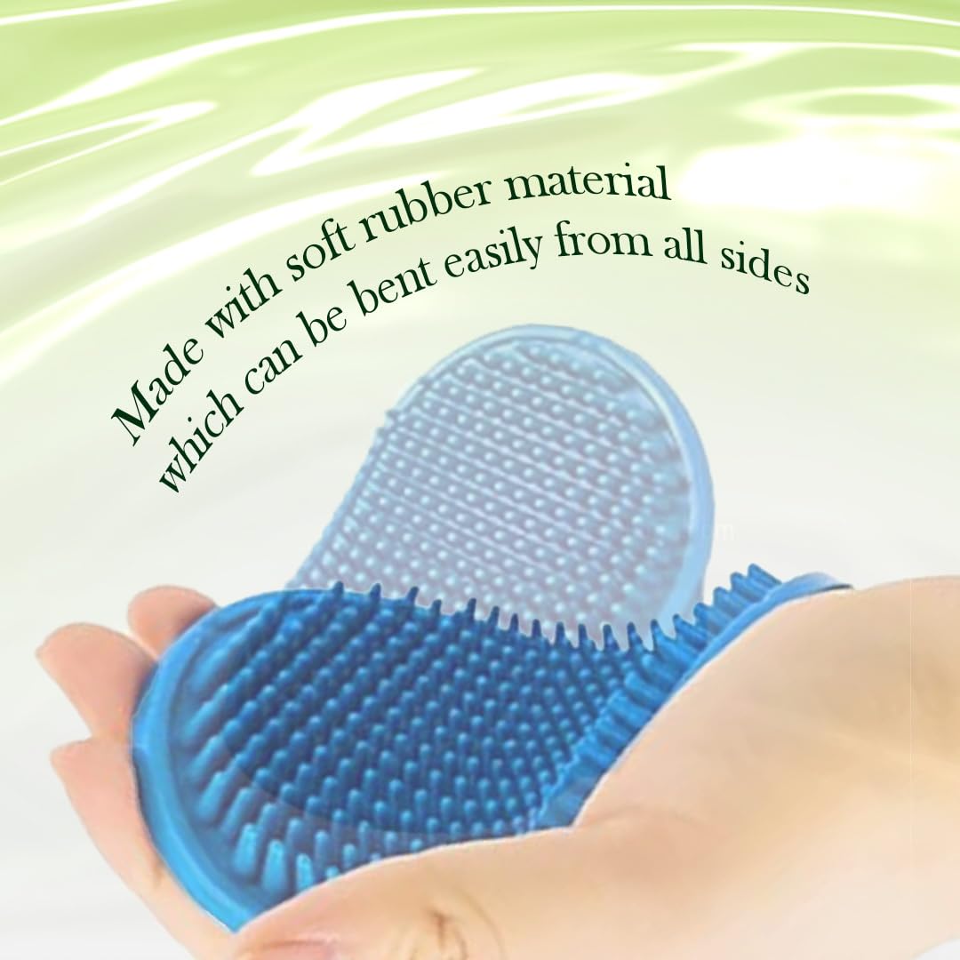 Richpet Pet Bathing & Massage Glove – Soft Rubber Grooming Brush for Dogs, Cats & Small Pets - Richpet StoreRichpet Store