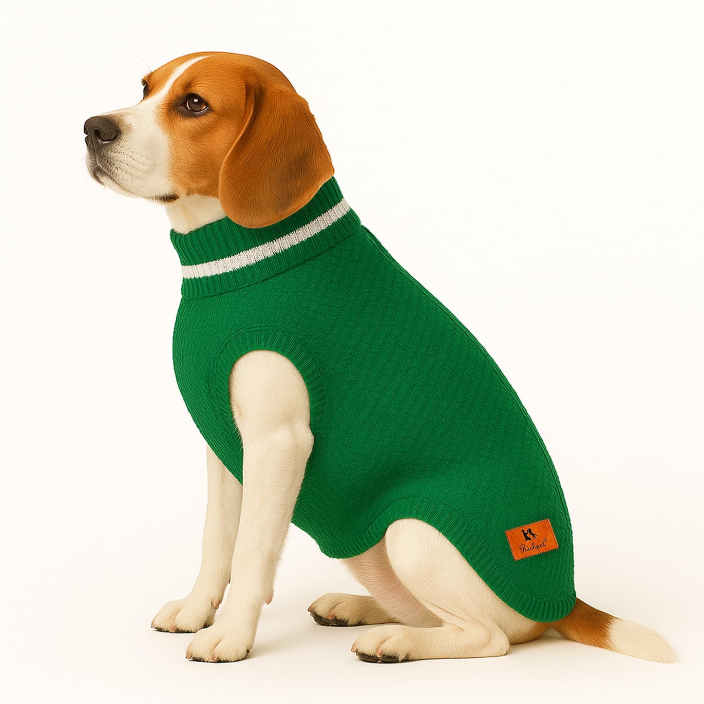 Richpet Soft & Stretchable Dog Sweater – Warm, Cozy Turtleneck Winter Knit Pullover - Richpet StoreRichpet Store