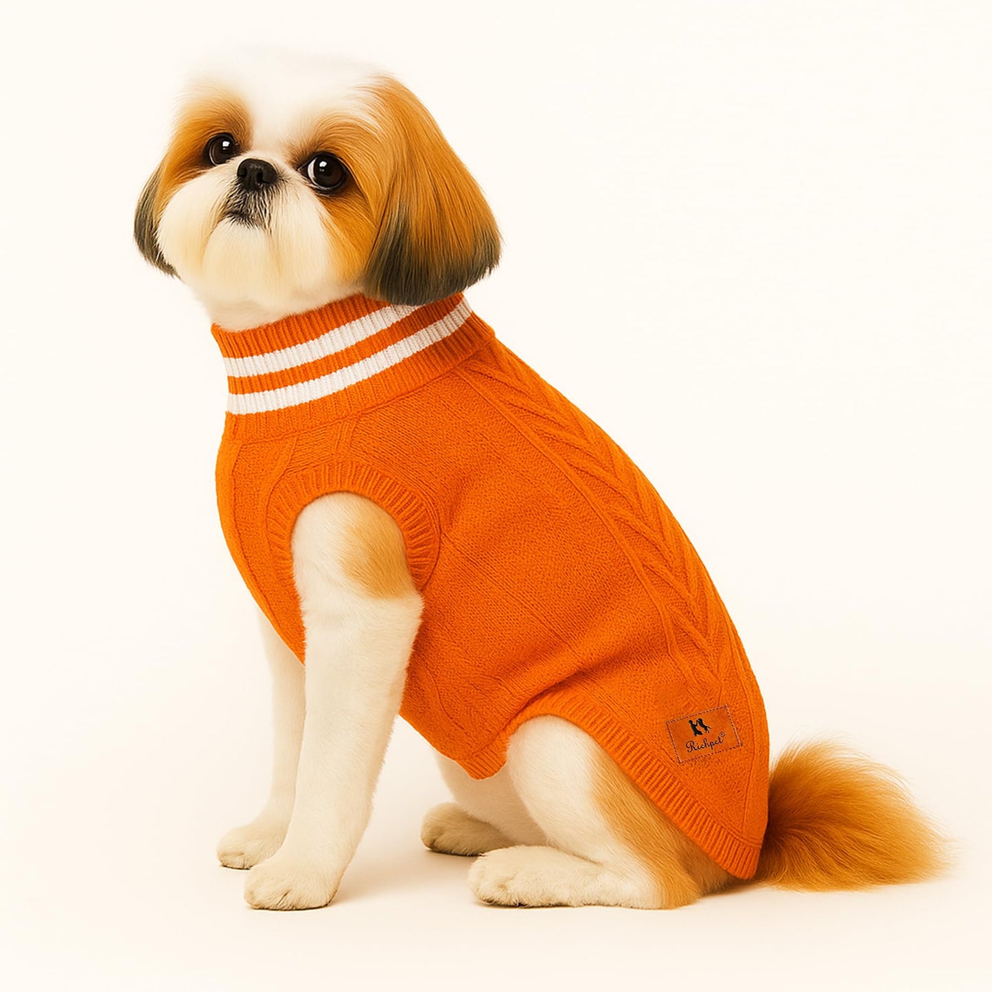 Richpet Soft & Stretchable Dog Sweater – Warm, Cozy Turtleneck Winter Knit Pullover - Richpet StoreRichpet Store