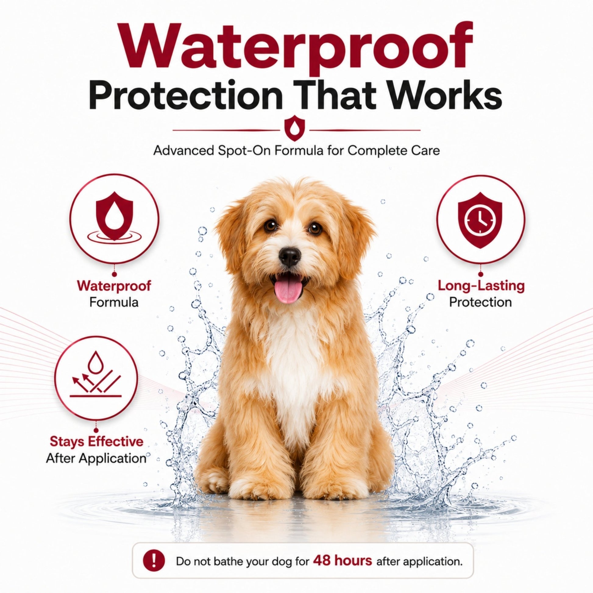 Richpet Spot On for Dogs (0 - 10 kg), Monthly Flea Tick Treatment, Topical Parasite Protection - Richpet StoreRichpet Store