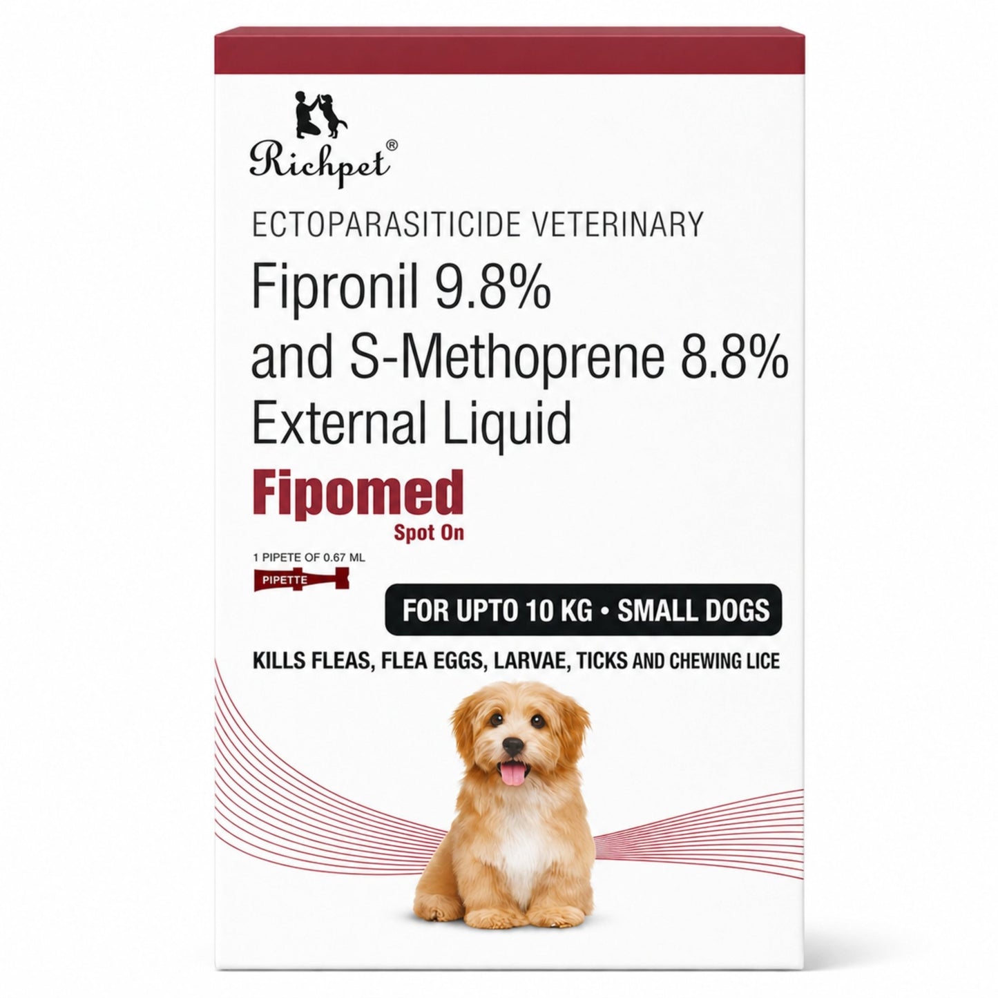 Richpet Spot On for Dogs (0 - 10 kg), Monthly Flea Tick Treatment, Topical Parasite Protection - Richpet StoreRichpet Store