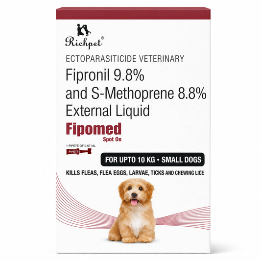 Richpet Spot On for Dogs (0 - 10 kg), Monthly Flea Tick Treatment, Topical Parasite Protection - Richpet StoreRichpet Store