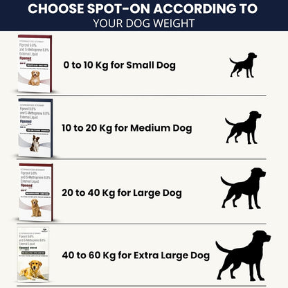 Richpet Spot On for Dogs (10 to 20kg), Topical Solution with Protection from Fleas, Ticks & Lice - Richpet StoreRichpet Store