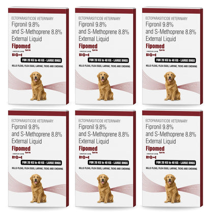 Richpet Spot On for Large Dogs (20 to 40kg), Topical Solution with Protection from Fleas, Ticks & Lice - Richpet StoreRichpet Store