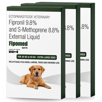Richpet Spot On for Large Dogs (40 to 60kg), Topical Solution with Protection from Fleas, Ticks & Lice - Richpet StoreRichpet Store